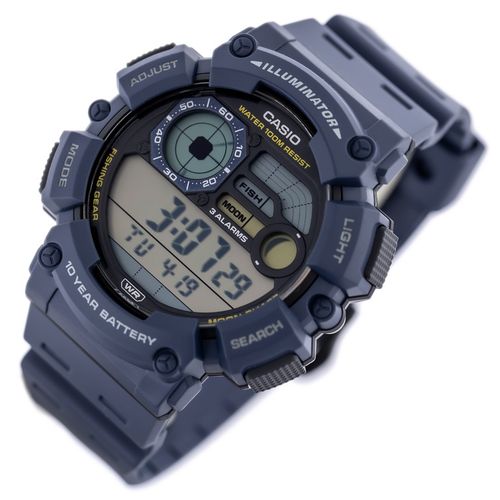 ZEGAREK MĘSKI CASIO Digital Moonphase WS-1500H-5B + BOX na Arena.pl