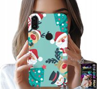 ETUI DO HUAWEI Y7 2019 - MIKOŁAJ, RENIFER BAŁWAN ŚWIĄTECZNE WZORY