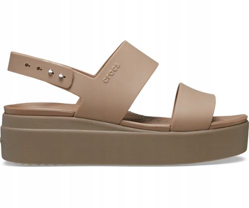 Crocs Wygodne Damskie Buty Sandały Brooklyn Low Wedge 206453 Sandal 41-42 na Arena.pl
