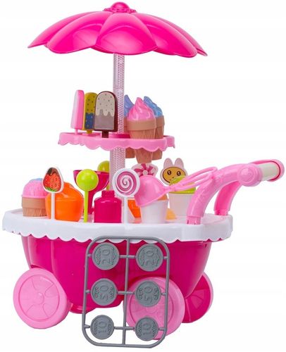 WÓZEK LODZIARNIA SKLEP ZE SŁODYCZAMI DŹWIĘKI i LED na Arena.pl