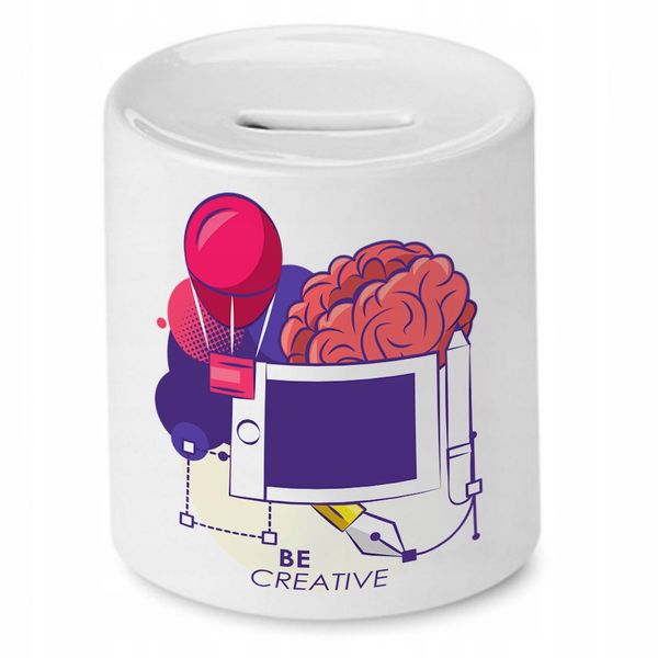 Skarbonka Dla Grafika By Creative Prezent Z Nadrukiem Ze Zdjęciem zdjęcie 1