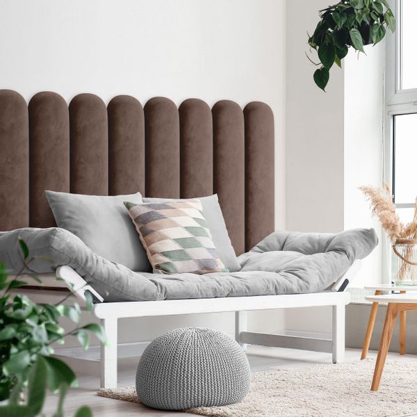 PANELE TAPICEROWANE PŁOTEK BRĄZOWY NA ŚCIANĘ DLA DZIECI 80cm x 20cm zdjęcie 5