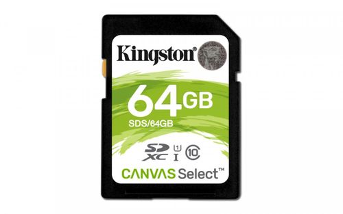 Kingston SD  64GB Canvas Select 80/10MB/s na Arena.pl