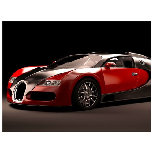 Obraz Drukowany 40X30 Czerwone Bugatti Veyron na Arena.pl