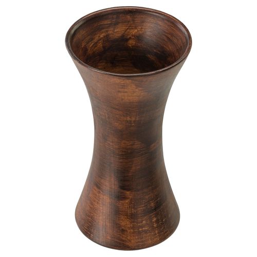 Wazon Ceramiczny Klepsydra  Brązowy flakon na Arena.pl