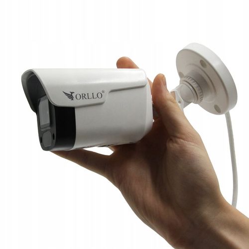 Zestaw Monitoringu 4 Kamery IP POE Zewnętrzne ORLLO ECO BULLET 4xLAN GRATIS na Arena.pl
