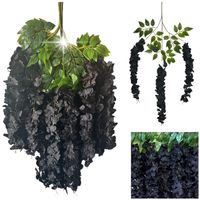 12x WISTERIA GLICYNIA PREMIUM XXL sztuczna gęsta girlanda kwiatowa ślub