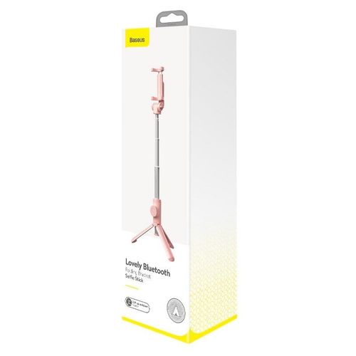 Baseus Lovely Bluetooth Folding Bracket Selfie Stick Coral Pink na Arena.pl