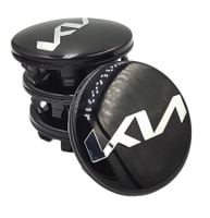 KIA DEKIELKI na felgi zaślepki felg KAPSLE kołpaczki KIA 58mm 4 szt. CZARNE