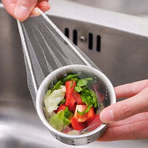 Filtry Do Zlewu Kuchennego ViO XN008 Siatkowy Worek 100 Szt Sitko do zlewu na Arena.pl