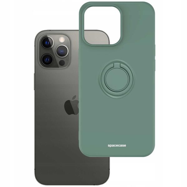 Spacecase Silicone Ring Iphone 13 Pro Dark Green zdjęcie 2