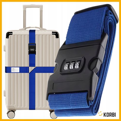 3x PAS ZABEZPIECZAJĄCY PODWÓJNY WALIZKI TORBY BAGAŻU PODRÓŻNY ZESTAW MIX2 na Arena.pl