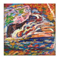 Obraz na płótnie abstrakcja Hartley 100x100 cm