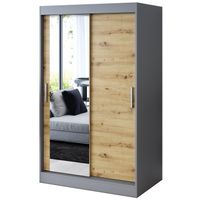 Szafa Przesuwna 120cm SOFIA Artisan Garderoba 2 wnętrza