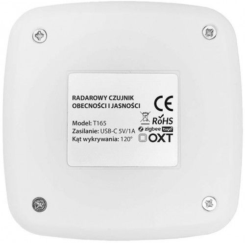 OXT Czujnik radar obecności jasności USB ZigBee TUYA T165 na Arena.pl