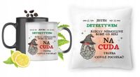 Dla Detektywa Zestaw Kubek Magiczny + Poduszka Z Nadrukiem Ze Zdjęciem