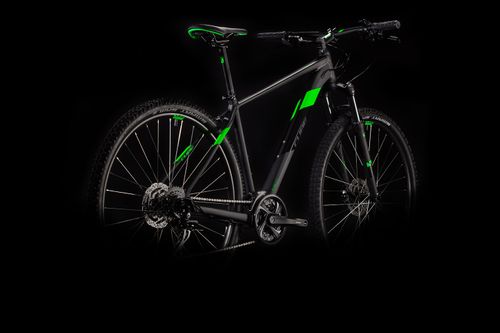 Rower Cube Aim Race 29 19 black flashgreen GRATIS na Arena.pl