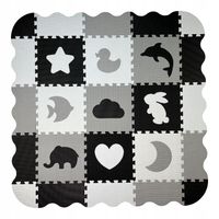 Mata piankowa puzzle piankowe kojec edukacyjna składana dla dzieci duża 1CM