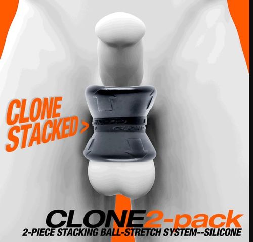naciągacz jąder clone duo 2-pack ballstretcher black oxballs na Arena.pl