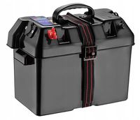 POJEMNIK NA AKUMULATOR Z USB I BEZPECZNIKAMI-05885