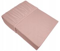 Prześcieradło Jersey z gumką 200x220 Bielbaw Greno różowe paryski róż