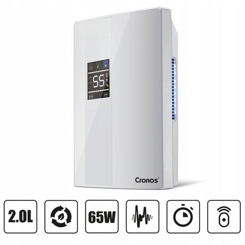 OSUSZACZ POWIETRZA OCZYSZCZACZ POCHŁANIACZ WILGOCI 2L 65W + PILOT TIMER na Arena.pl