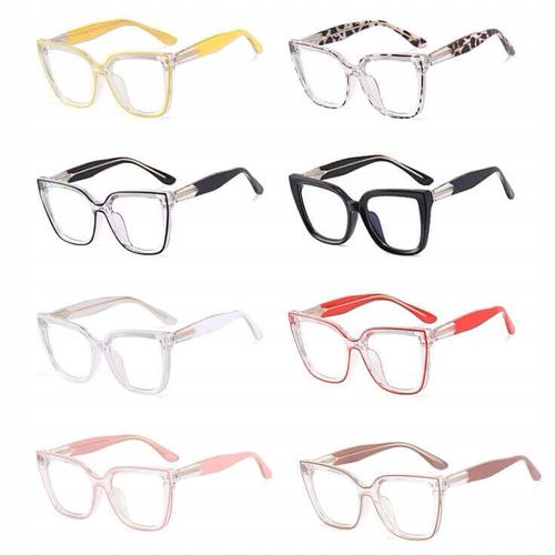 SOLIDNE Damskie Okulary Zerówki do KOMPUTERA Blue Light OPRAWKI Teleskopy na Arena.pl