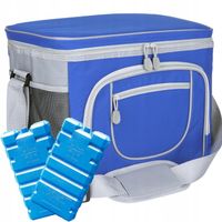 TORBA TERMICZNA IZOLACYJNA DUŻA TURYSTYCZNA 30L NA PLAŻĘ + 2SZT WKŁADY XXL