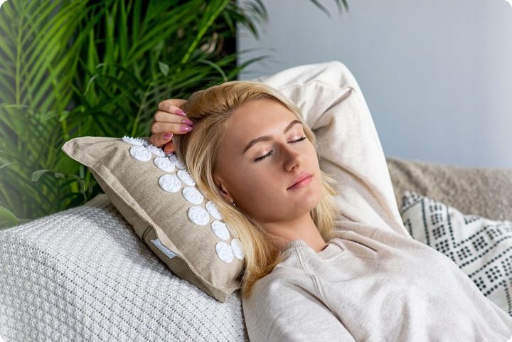 MATA DO AKUPRESURY Z KOLCAMI + PODUSZKA + TORBA zdjęcie 15