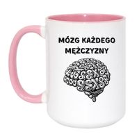 Duży Biało-Różowy 450 ml