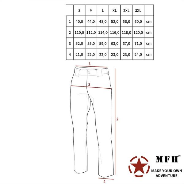 Spodnie Kommandohose "Smock" Rip Stop czarne S zdjęcie 4