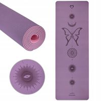 Mata do Jogi i Ćwiczeń TPE 6mm – Purpurowa - Polska Marka Krowa Kot