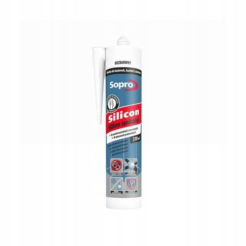 Silikon Sopro Sanitarny 00 Bezbarwny 310 ml na Arena.pl