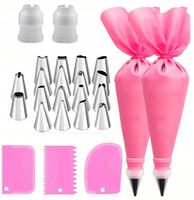 Tylki Cukiernicze 2x RĘKAW CUKIERNICZY DEKORATOR TORTÓW Skrobka Tortu