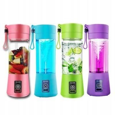 BLENDER MIKSER TURYSTYCZNY USB AKUMULATOR 380ML PRZENOŚNY SHAKER zdjęcie 10