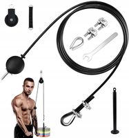 WYCIĄG GÓRNY DOLNY DOMOWY ZESTAW ĆWICZEŃ SOLIDNY