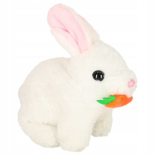 ZABAWKA INTERAKTYWNA PLUSZOWY KRÓLIK Z MARCHEWKĄ CHODZI I RUSZA USZAMI na Arena.pl