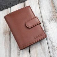 portfel męski skórzany klasyczny pionowy koniakowy