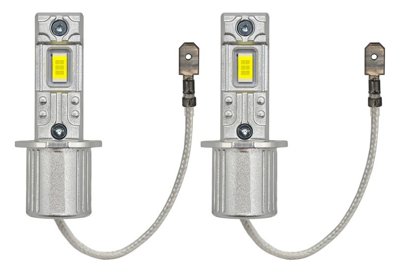 Żarówki LED H3 12V-24V CANBUS 4500lm 2szt zdjęcie 15