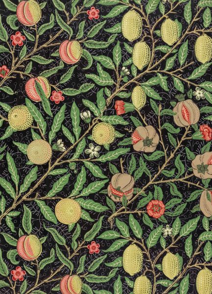 Plakat 13x18cm Fruit Pattern, William Morris Vintage do Salonu zdjęcie 1