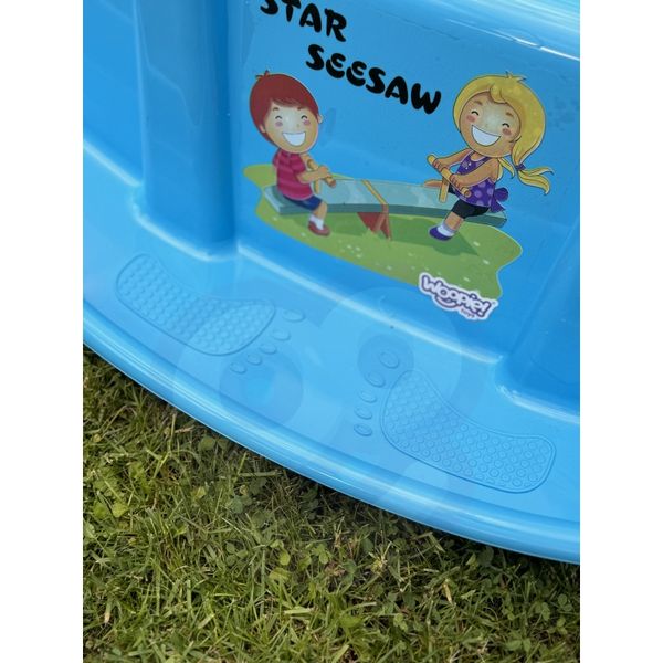WOOPIE Bujak Wieloosobowy STAR Huśtawka Równoważna Niebieska zdjęcie 5