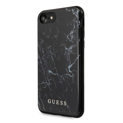 Guess Marble - Etui iPhone SE 2020 / 8 / 7 (Black) na Arena.pl