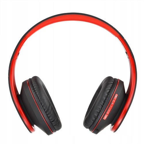 słuchawki powerlocus bezprzewodowe czarno-czerwone bluetooth / microsd / fm na Arena.pl