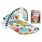 Fisher-Price Mata edukacyjna z pianinkiem zwierzątka + Pantera przytulanka