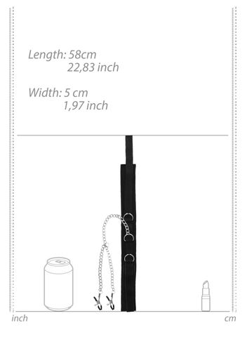 velcro collar with nipple clamps - with adjustable straps na Arena.pl