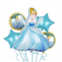 Zestaw Foliowych balonów KSIEŻNICZKI KSIEŻNICZKA DEKORACJA URODZINOWA