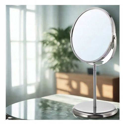 LUSTERKO KOSMETYCZNE LUSTRO DO MAKIJAŻU DWUSTRONNE POWIĘKSZAJĄCE STOJĄCE na Arena.pl