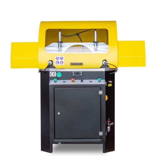 Półautomatyczna przecinarka Piła tarczowa do cięcia profili 4kW ze stołami na Arena.pl