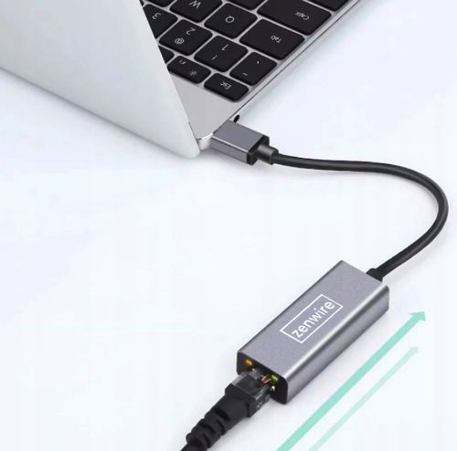 Przejściówka Adapter Karta Sieciowa USB 3.0 Ethernet RJ45 do laptopa LAN na Arena.pl