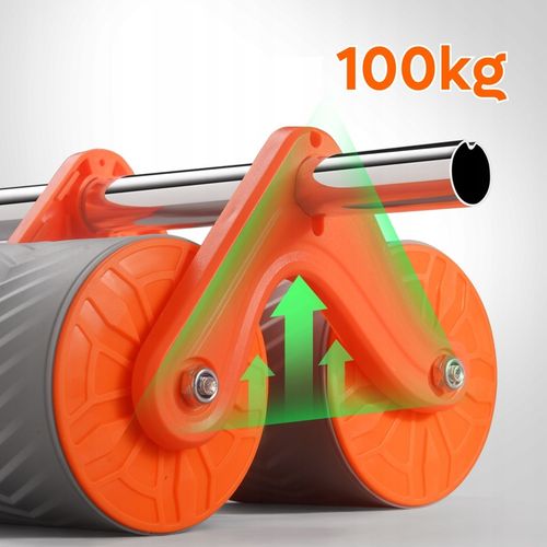 Kółko Roller Z Automatycznym Odbiciem Do ćwiczen Mięśni Brzucha z matą na Arena.pl